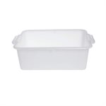 Dish / Bus Box, White - 20 x 15 x 7"