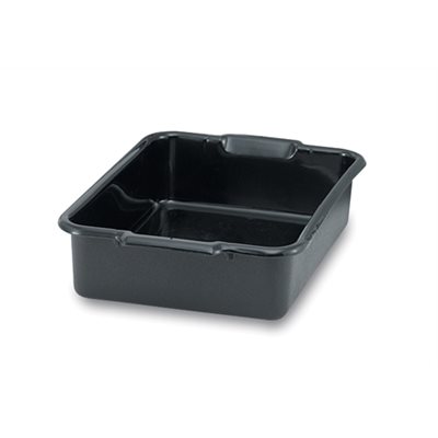 Dish / Bus Box, Black 20 x 15 x 7"