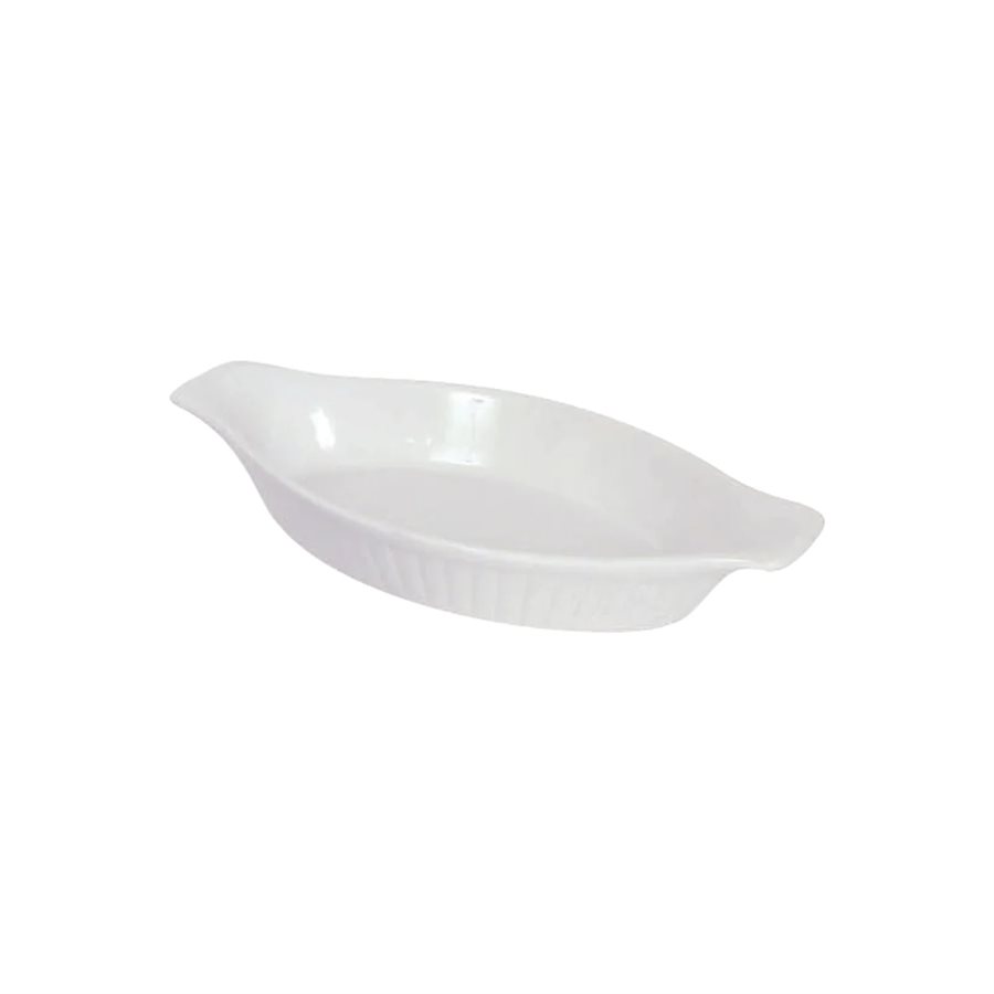 Plat Lasagne 12 Oz , Ovale, Blanche Plat Lasagne 12 Oz , Ovale, Blanche