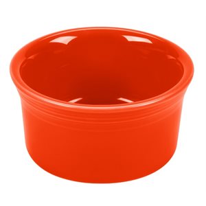 8OZ CHINA RAMEKIN, POPPY RED (6/CS)