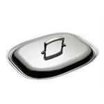 Couvercle Ovale Pour Plat A Rôtir, Acier Inoxydable, 36 X 29 Cm Couvercle Ovale Pour Plat A Rôtir, Acier Inoxydable, 36 X 29 Cm