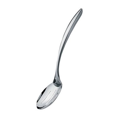 Serving Spoon, Slotted, Ergonomic, 18/8 Stainless Steel, 10" (25CM)