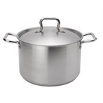 "Elements" Stainless Steel 8qt Stock Pot w/Lid