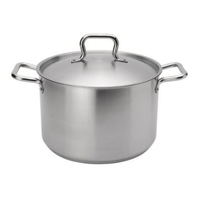 "Elements" Stainless Steel 32qt Stock Pot w/Lid