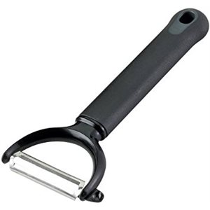 "Y" Peeler, 6.5", Stainless Steel, Black Handle, "Browne"