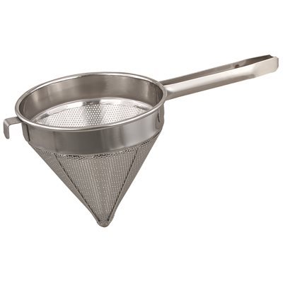 Strainer, China Cap, Coarse Mesh, 12" Diameter, 18/8 Stainless Steel