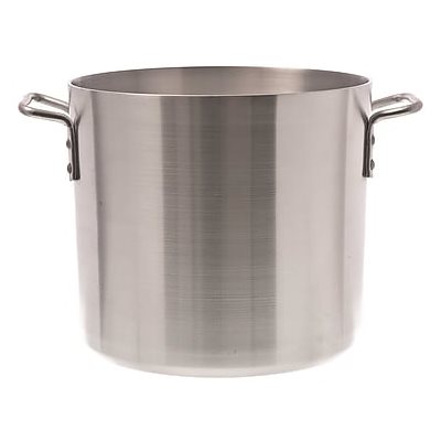 Stock Pot, Aluminum, 8 Qt, 9" Dia (23 CM), "Thermalloy"