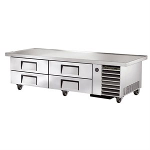 Chef Base, Refrigerated, 4 Drawers, 86.25 X 30.5 X 20.38"