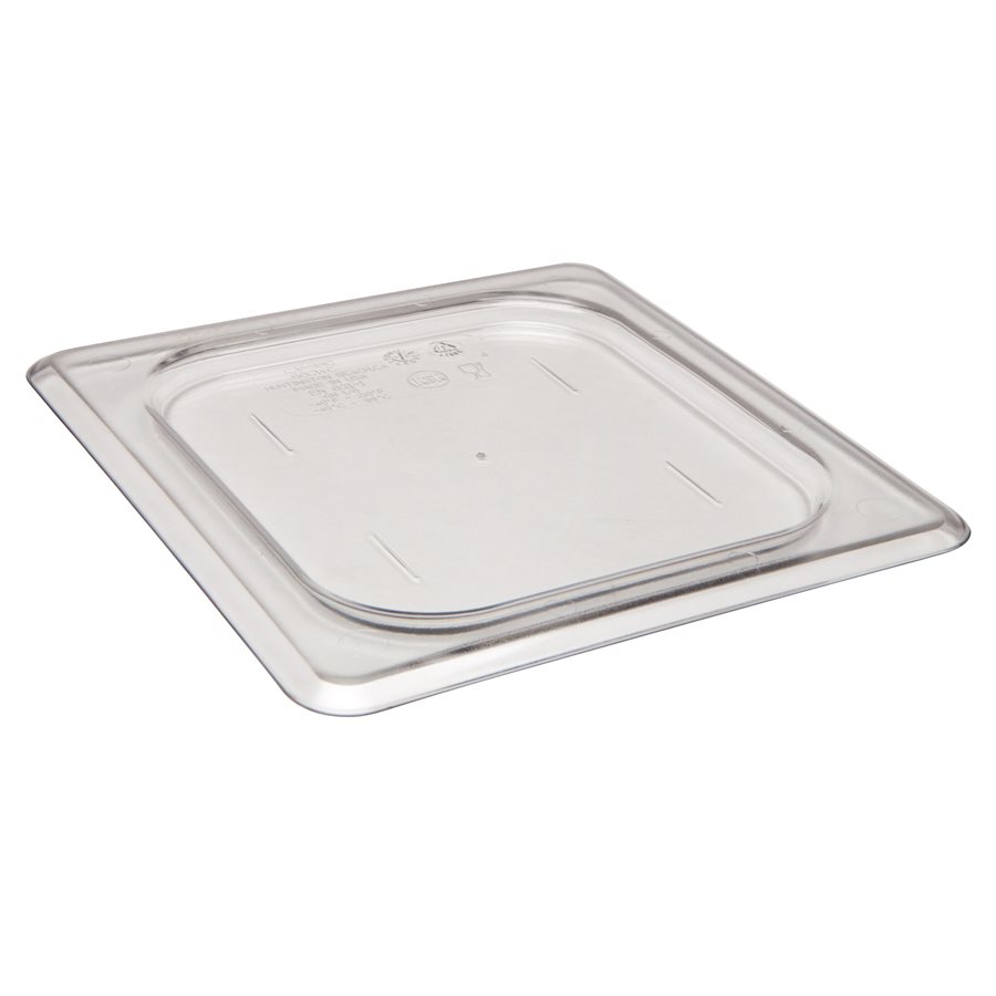 Cambro Camwear 60CWC135 Transparent, Polycarbonate, Couvercle Plat (Grandeur 1/6)