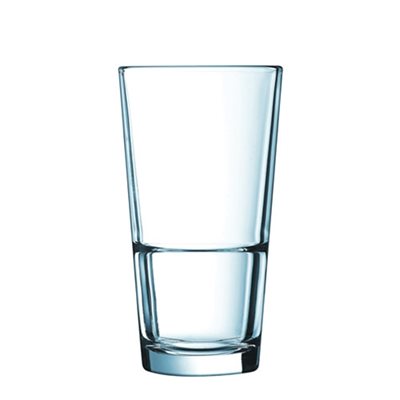 Verre, "Stack Up Hi Ball", Trempé, 11 Oz