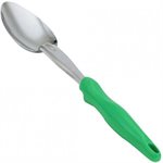 Basting Spoon, Solid, Ergonomic Grip, 14" (35CM) Length, Green