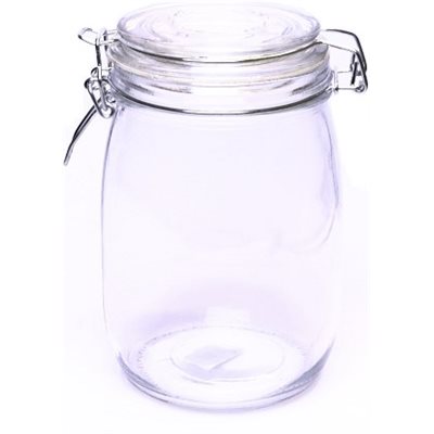 GLASS STORAGE JAR - 1L