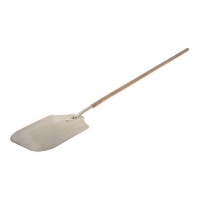 Pizza Peel, Aluminum, Wood Handle, 14 X 16", 50" Handle