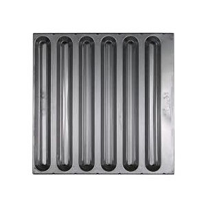 Baffle Filter, Stainless Steel, 25"H X 16"W, "Kason"