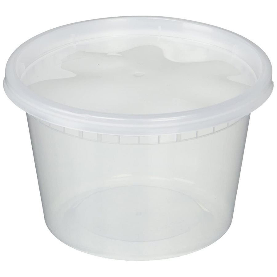 16OZ TAKEOUT SOUP CONTAINER W/LID - 24/PACK