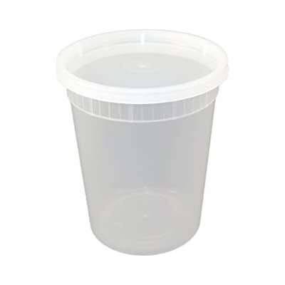 32OZ TAKEOUT SOUP CONTAINER W/LID - 240/BOX