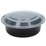 6" FOOD CONTAINER WITH CLEAR LID, 16OZ 150/BX