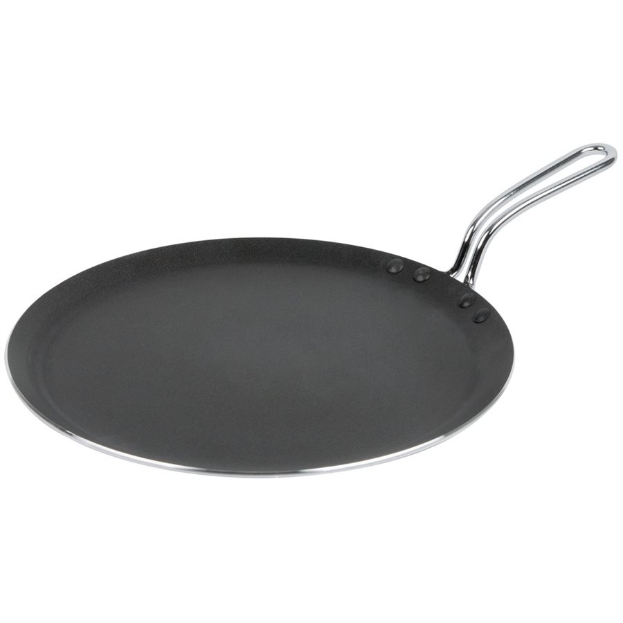 Griddle Pan, Aluminum, Non Stick, SteelCoat X3, 12" Diameter