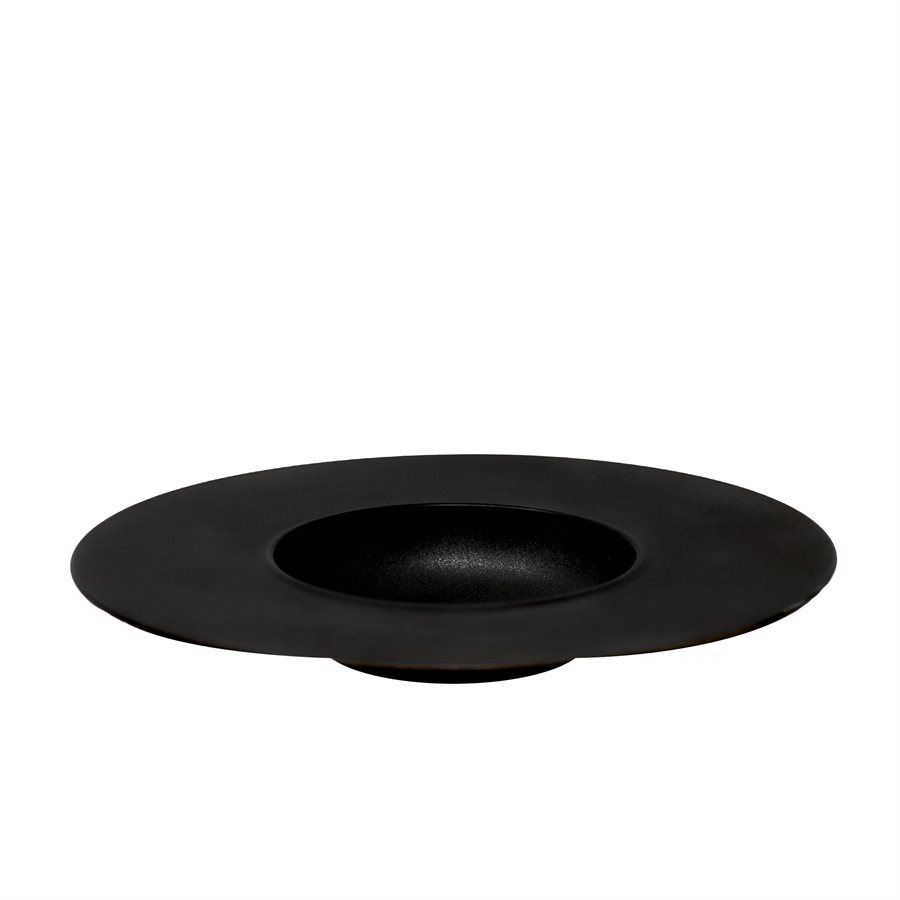 Pasta Plate 10.4" , Round, Black