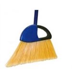 Dust Broom, Angled, Magnetic, Yellow Bristles, 48" Metal Handle