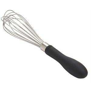 Whisk, Stainless Steel Wires, Black, 9", "Oxo Good Grips"