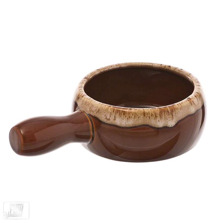 Soup Bowl, Onion, Brown, 16 Oz