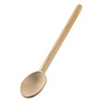 Wood Spoon 14", Alpine Beechwood with Wax Finish, Deluxe Heavy Duty Grip