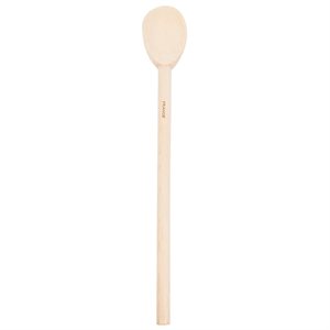 Wood Spoon 14", Alpine Beechwood with Wax Finish, Deluxe Heavy Duty Grip