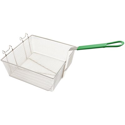 Full Size Fryer Basket 12 1/2" × 13 1/2" × 5 1/4"