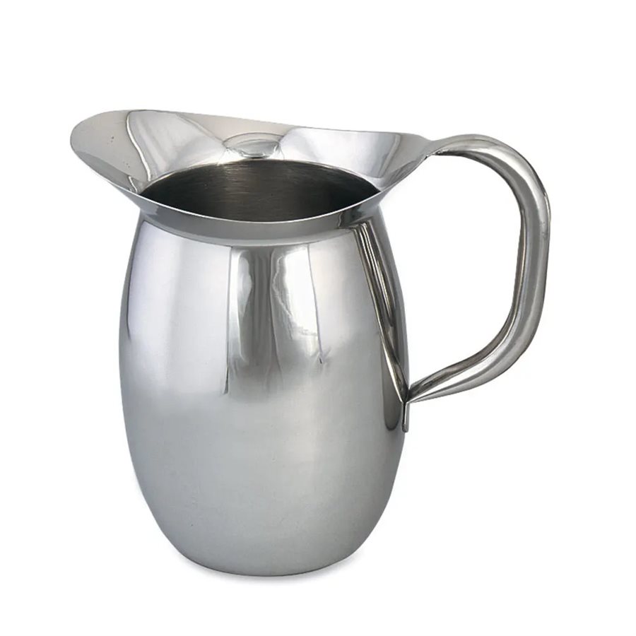 Pitcher Water With Ice Stopper 68 Oz - 2Qt , Stainless Steel