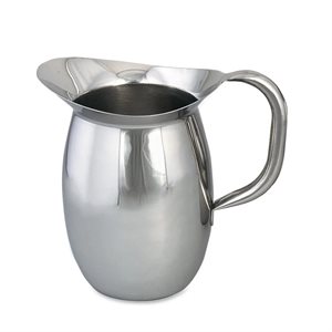 Pichet d'Eau avec Bouchon à Glace 1.9L - 68 Oz , Acier inoxydable