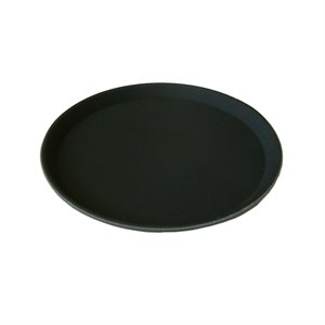 ROUND NON-SLIP TRAY 16" BLACK