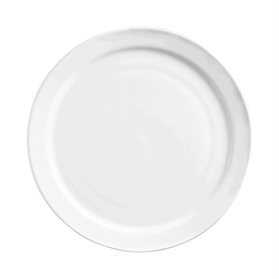 Plate, Round, Porcelain, Narrow Rim, 5.5", "Porcelana"