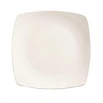 Plate, Square, Porcelain, 8", "Porcelana"