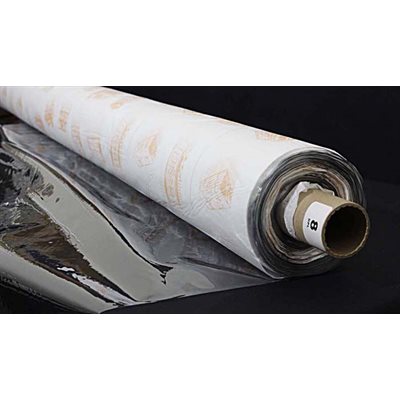 Tabletop / Liner Clear with Tan paper interfaced, 54" x 35 YD