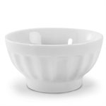 Bowl, "Café Au Lait", Round, 16 Oz, White Porcelain