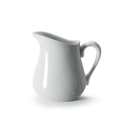 Pot A Crème, Crémier, Porcelaine, Blanc, 330 ML