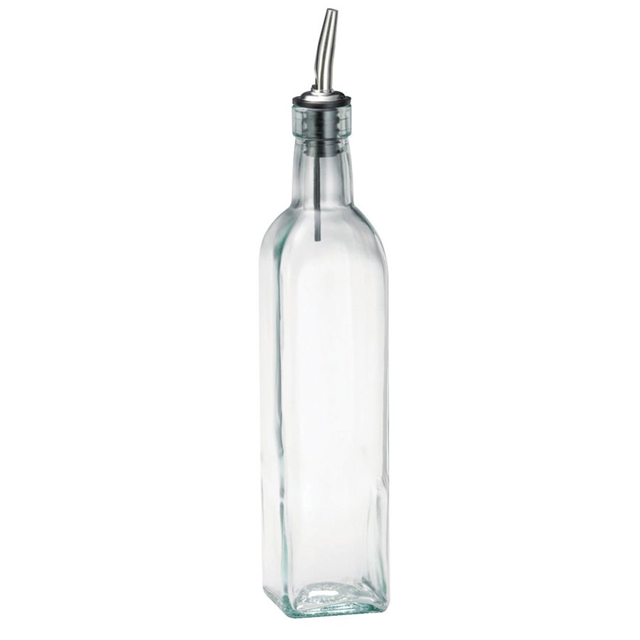 Glass Oil Bottle, 8.5 oz