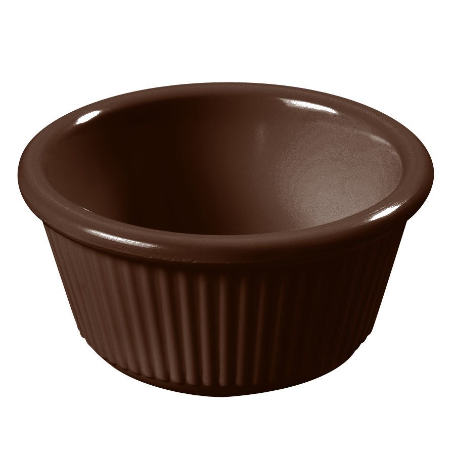 Ramekin, Melamine, Brown, 4.5 Oz / 133 ML