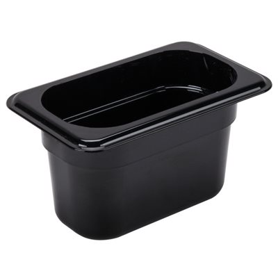 Food Pan 1/9X4" Cw-Black