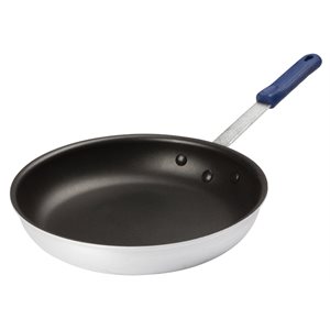 Aluminum Fry Pan Gladiator™ with Blue Silicon Sleeve 12", Non-Stick