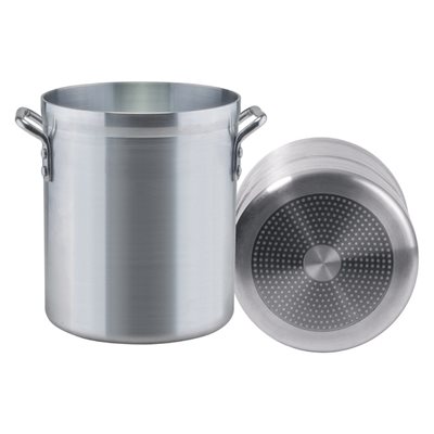 INDUCTION READY 12QT ALUMINUM STOCK POT