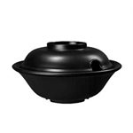 Fuji Bowl (With Lid), 16 Oz / 475 ML, Melamine, Black