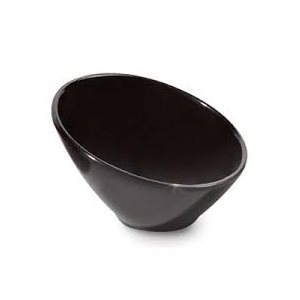 Bowl, Cascading Design, 5.5 Oz / 162 ML, Melamine, Black