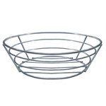 Basket, Bread/Fruits, Oval, 18/10 Stainless Steel, 8.5" Diameter