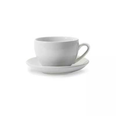 JUMBO CUP&SAUCER/510ML/WH PACK OF 2