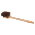 Pot Brush, Palmyra Bristles, Wood Handle, 20"