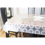 Nappe de Table "Dentelle Blanche", 54 Po x 25 Mètres