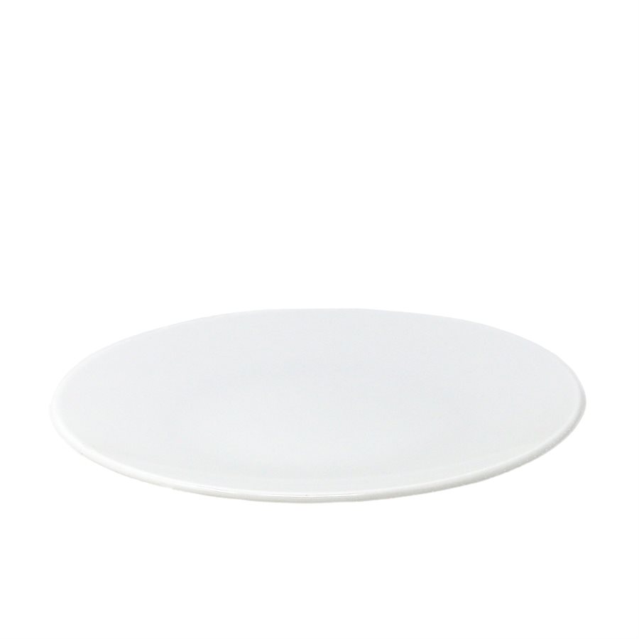 Assiette Ronde 12.8po. , Blanc, Forme Coupe