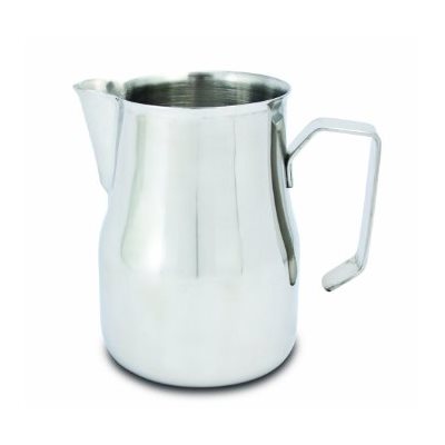 Creamer/Pitcher, Frothing, Spouted Beak, 18/10 Stainless Steel, 27Oz